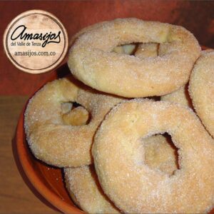 Bizcochos de vino. AMASIJOS del Valle de Tenza, salón de onces típicas. Tunja, Boyacá